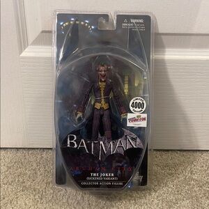 Batman Arkham City Joker Action Figure NYCC 2011 Limited Edition